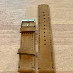 Barton Leather Watch Band Strap 22mm, Gingerbread